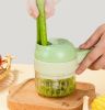 Electric Garlic Chopper Mini, Garlic Masher Crusher, Food Processor Small with Garlic Peeler And Spoon