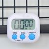 1pc White Kitchen Timer; Electronic Timer For Cooking And Beauty; Without Battery