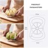 8-Blade Apple Corer Tool And Slicer;  Stainless Steel Ultra-Sharp Fruit Slicer For Pears;  Dragon Fruit