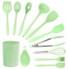 Cooking Baking 10 PCS Spatula Set High Heat Resistant Kitchen Utensil Set