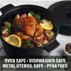 Granite 5 Quart Dutch Oven Ultra Nonstick Mineral and Diamond Coated Dutch Oven