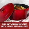 Granite 5 Quart Dutch Oven Ultra Nonstick Mineral and Diamond Coated Dutch Oven